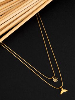 E2O - Women Gold-Plated Layered Necklace
