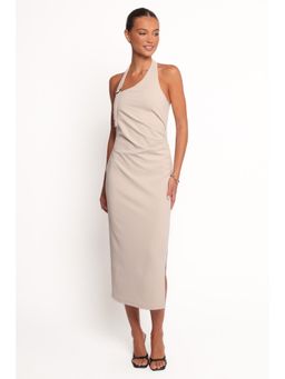 Petal & Pup - Stone Sylvan Halter Midi Dress