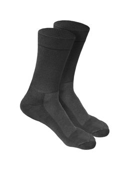 Heelium - Bamboo Crew Socks for Men - 2 Pairs - Grey - Anti Odour - Breathable