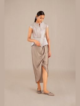 AMPM - Silver Esme Jacket with Skirt
