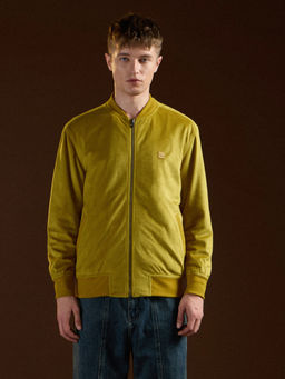 The Bear House - Mens Green Regular Fit Textured Jacket