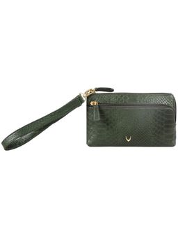 Hidesign - Green Animal Print Pouch