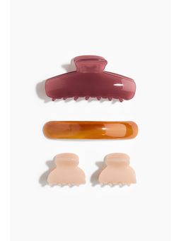 H&M - Women Pink 4-Pack Hair Claws