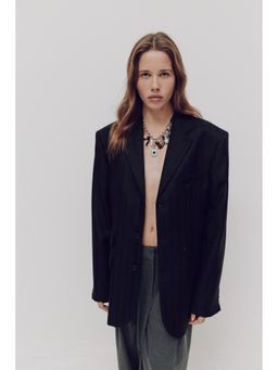 H&M - Women Black Charm Necklace