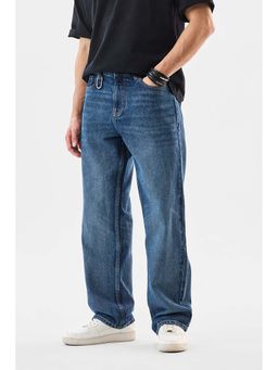 Snitch - Blue Washed Loose Casual Jeans