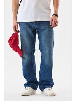 Snitch - Blue Washed Loose Casual Jeans