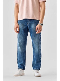 Snitch - Blue Washed Relaxed Casual Jeans