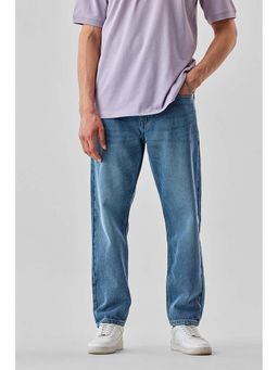 Snitch - Blue Washed Relaxed Casual Jeans