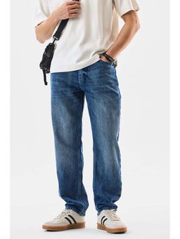 Snitch - Blue Washed Relaxed Casual Jeans