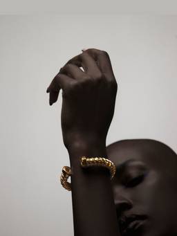 Anaash - 22K Gold Plated Toolkit Cuff