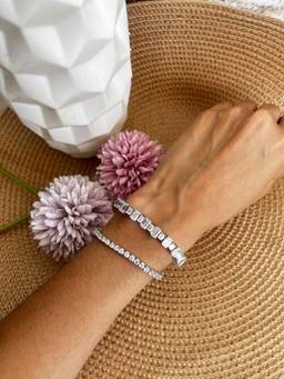 PRATA - Tennis White Bracelet (10 Cents)