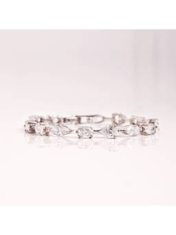 PRATA - Finis Tennis White Bracelet