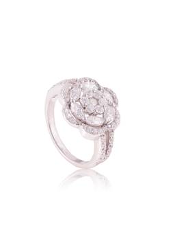 PRATA - Cloris White Ring