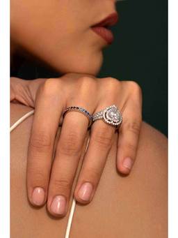 PRATA - Rainbow Multicolor Ring