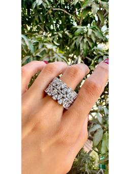 PRATA - Prestige Stratum White Ring