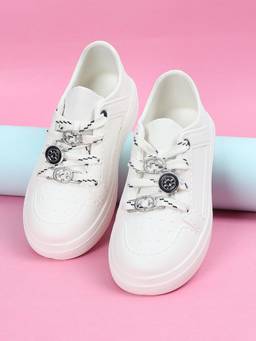 max - Boys Solid Lace Up Sneakers