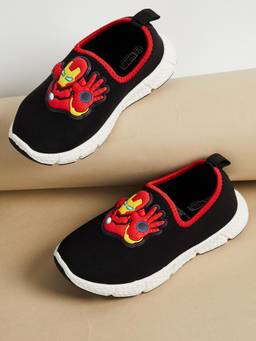 max - Boys Iron Man Slip-On Walking Shoes
