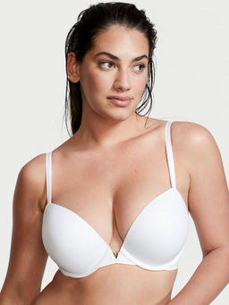Victoria's Secret - White Love Cloud Push-Up Plunge Bra