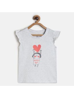 MINI KLUB - Kids Girls Grey Knit Top