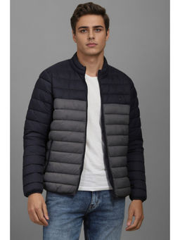 Louis Philippe - Men Casual Navy Blue Reversible Jacket