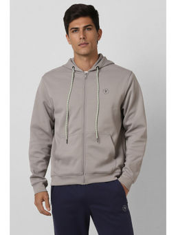 Van Heusen - Men Grey Solid Casual Jacket