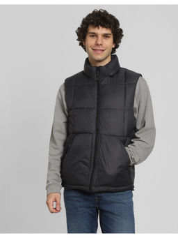 American Eagle - Men Black Solid Puffer Jacket