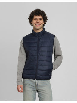 American Eagle - Men Navy Blue Puffer Jacket