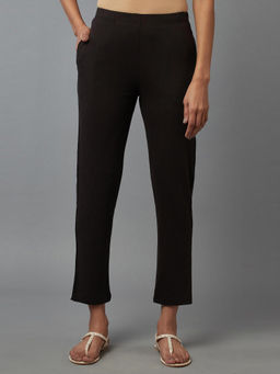 Elleven - Eleven Black Cotton Lycra Jersey Pants