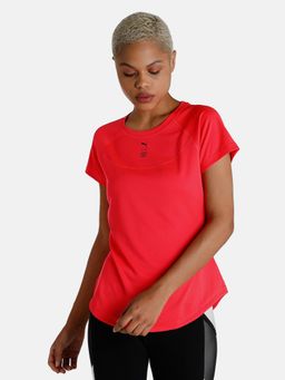 Puma - Train First Mile High Neck Women Pink T-shirts