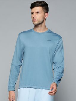 Alcis - Men Blue Solid Sweatshirt