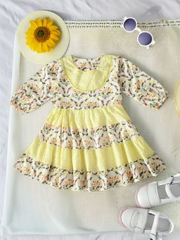 Bella Moda - Multi-Color Cotton Printed Dress