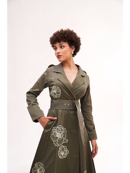 green emerald velvet dress Women's Double Breasted Trench Coats Sleeveless Vest Water Resistant  Windbreaker Classic Belted Lapel Long Overcoat at Amazon Women's Coats Shop