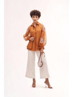 Our Love - Picotin Chanderi And Organza Co-ord (Set of 2)