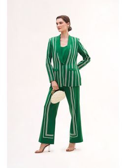 Our Love - Jade Blazer With Trousers And Bralette (Set of 3)