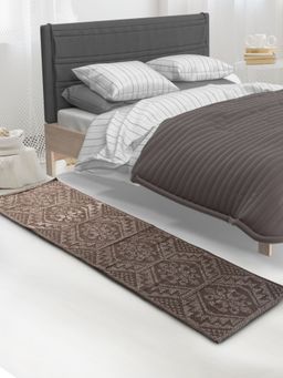 Saral Home - Brown Cotton Handwoven Rugs - 50 x 180 cm