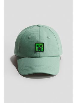 H&M - Boys Green Printed Twill Cap