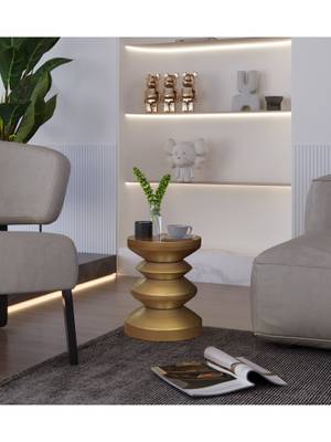 Buy The House of Trendz Gold Caesar Side Table Online