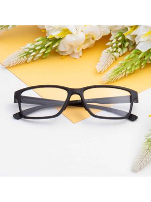 Buy TED SMITH Rectangular Black Spectacles for Mens Womens (54) Online