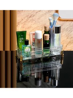 House of Quirk - Makeup Holder Organizer Acrylic Drawers Makeup Storage Organizers (White)