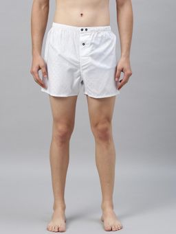 Rare Rabbit - White Printed Short