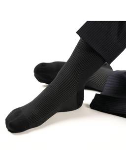 Theater - Men Black Pinstripe Socks