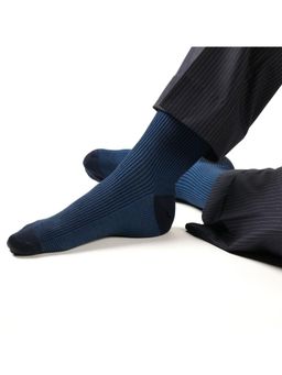 Theater - Men Blue Pinstripe Socks