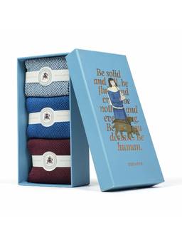 Theater - Men Multi-Color Herringbone Socks (Pack of 3 )