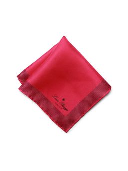 Louis Philippe - Men Pink Solid Wedding Pocket Square