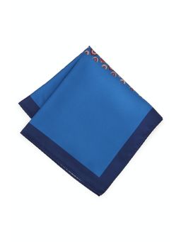 Van Heusen - Men Blue Print Formal Pocket Square