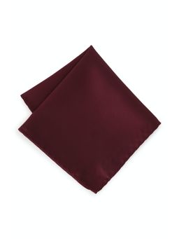 Van Heusen - Men Maroon Solid Formal Pocket Square