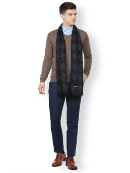 Van Heusen - Men Grey Printed Casual Muffler
