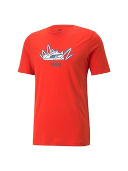 Puma - Sneaker Graphic Men Red T-shirts