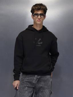 WROGN - Black Classic with Tonal Logo Hoodie