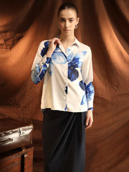 Kazo - Petunia Blue Shirt
